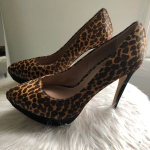 New Vince Camuto calfhair high heels